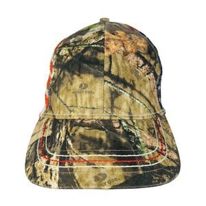 Outdoor Cap Camo American Flag Truckers Hat OS‎